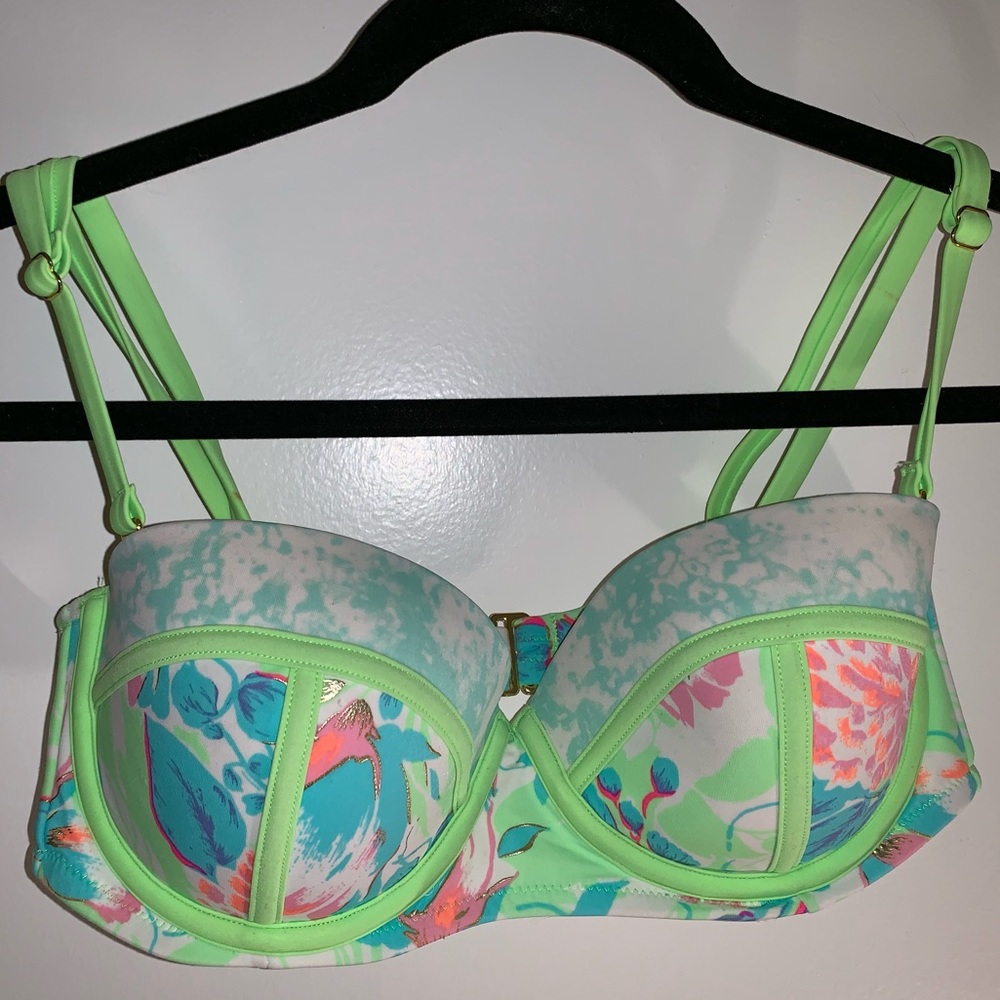 Victoria’s Secret push-up floral bikini top